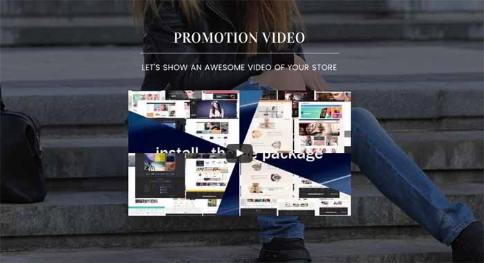 Promotion video block