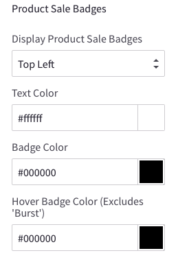 Theme editor product sale badges